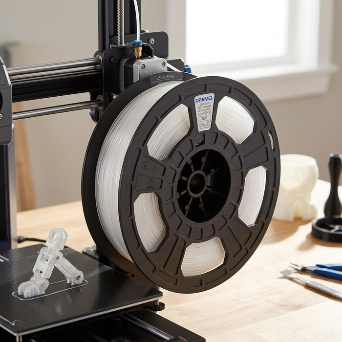 3D PETG Filament Spool, 1.75mm Diameter, Translucent 0.75kg – 3D Filament | 3PI Tech Solutions, Inc
