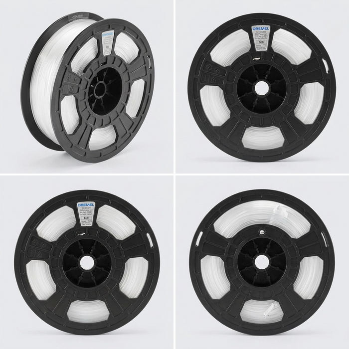 3D PETG Filament Spool, 1.75mm Diameter, Translucent 0.75kg – 3D Filament | 3PI Tech Solutions, Inc