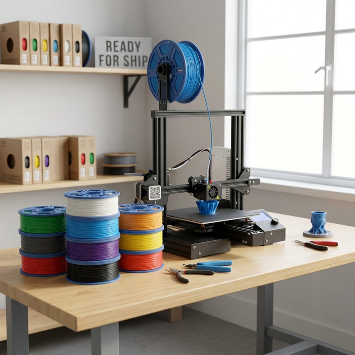 3D PLA Filament Spool, 1.75mm Diameter, 0.75kg - 10 pack – 3D Filament | 3PI Tech Solutions, Inc