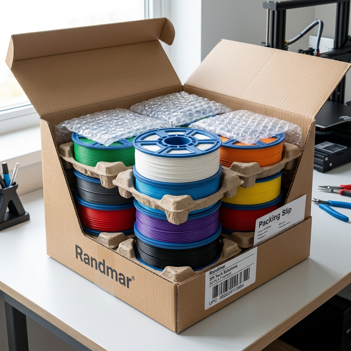 3D PLA Filament Spool, 1.75mm Diameter, 0.75kg - 10 pack – 3D Filament | 3PI Tech Solutions, Inc