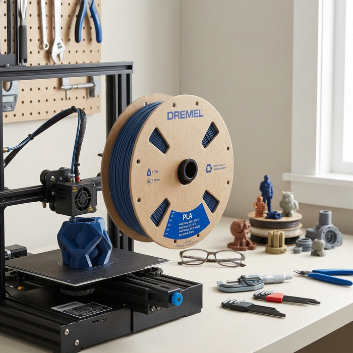 3D PLA Filament Spool, 1.75mm Diameter, Matte Navy Blue 0.75kg – 3D Filament | 3PI Tech Solutions, Inc