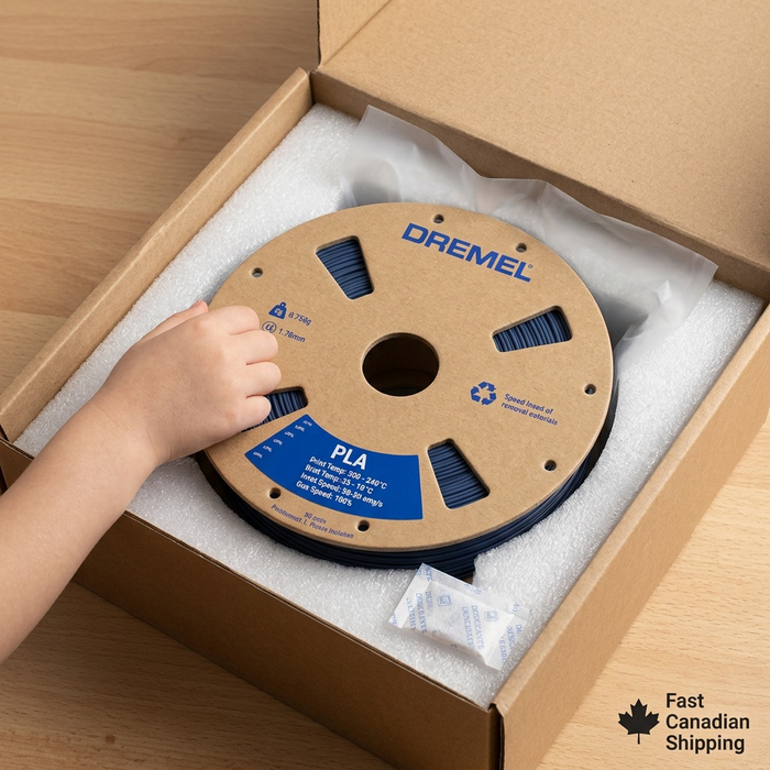3D PLA Filament Spool, 1.75mm Diameter, Matte Navy Blue 0.75kg – 3D Filament | 3PI Tech Solutions, Inc