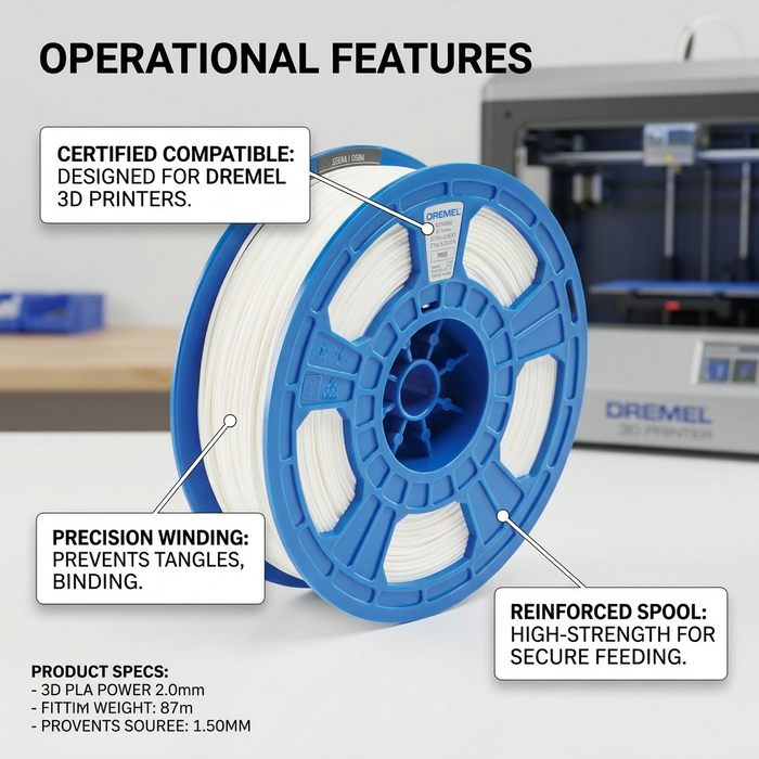 3D PLA Filament Spool, 1.75mm Diameter, 0.75kg – 3D Filament | 3PI Tech Solutions, Inc