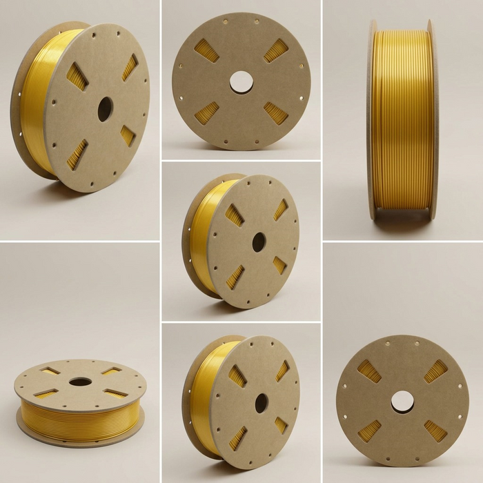 3D Silk PLA Filament Spool, 1.75mm Diameter, Gold 0.75kg – 3D Filament | 3PI Tech Solutions, Inc