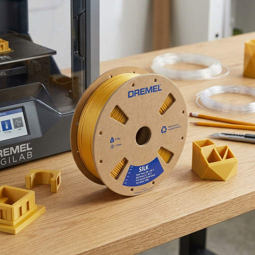 3D Silk PLA Filament Spool, 1.75mm Diameter, Gold 0.75kg – 3D Filament | 3PI Tech Solutions, Inc