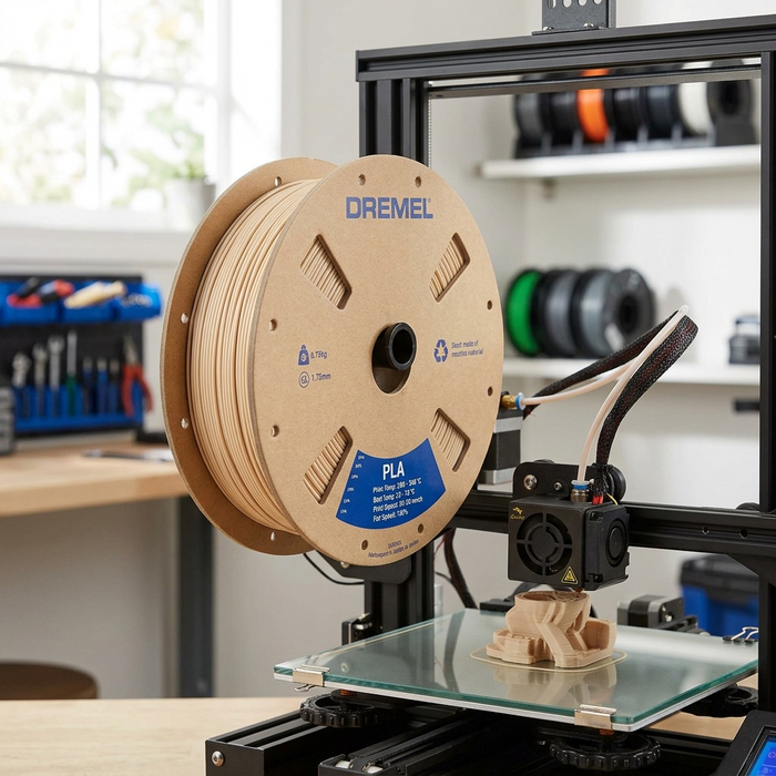 3D PLA Filament Spool, 1.75mm Diameter, Matte Beige 0.75kg – 3D Filament | 3PI Tech Solutions, Inc