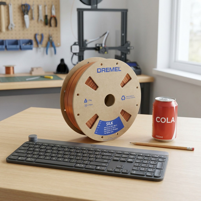 3D Silk PLA Filament Spool, 1.75mm Diameter, Copper 0.75kg – 3D Filament | 3PI Tech Solutions, Inc