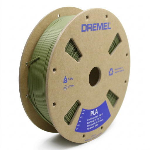3D PLA Filament Spool, 1.75mm Diameter, Matte Olive Green 0.75kg – 3D Filament | 3PI Tech Solutions, Inc