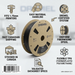 3D TPU Filament Spool, 1.75mm Diameter, Black 0.75kg – 3D Filament | 3PI Tech Solutions, Inc