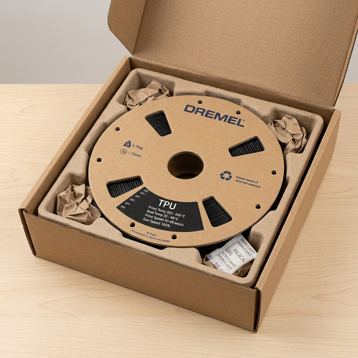3D TPU Filament Spool, 1.75mm Diameter, Black 0.75kg – 3D Filament | 3PI Tech Solutions, Inc