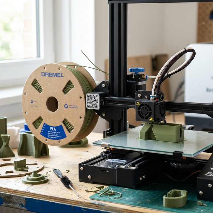 3D PLA Filament Spool, 1.75mm Diameter, Matte Olive Green 0.75kg – 3D Filament | 3PI Tech Solutions, Inc