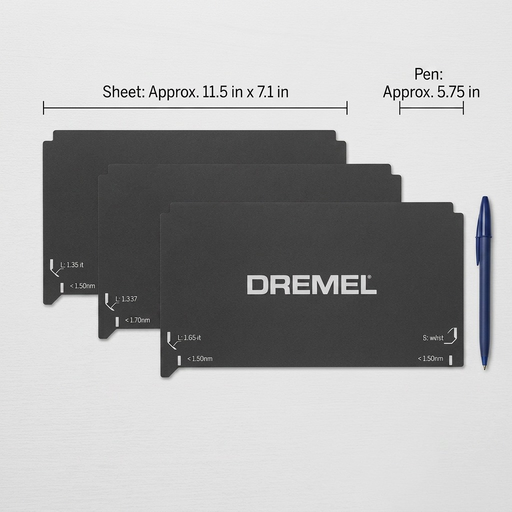Dremel 3D40-FLX Build Sheets (3 pack) – 3D Printer Accessories | 3PI Tech Solutions, Inc
