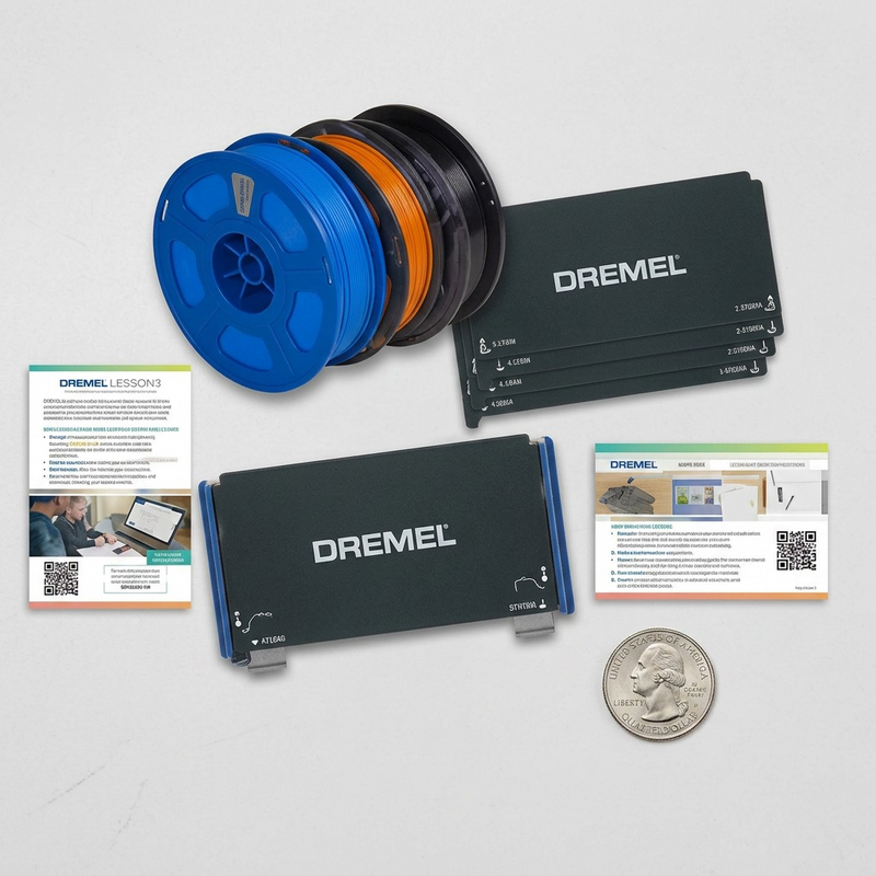 3DFLEXEDU-KIT Dremel 3D40-FLX accessories, PD and lesson plans (3D40-FLX-01 not incl.) – 3D Printer Accessories | 3PI Tech Solutions, Inc