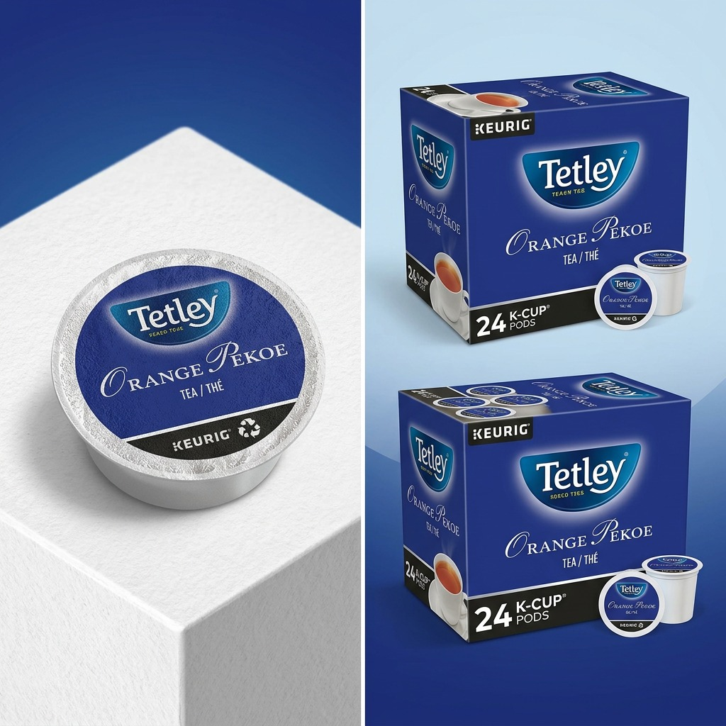 TEA-K CUP TETLEY ORANGE PEKOE 24/BX 24/BX — Vonex