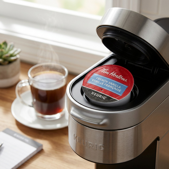 COFFEE-K CUP TIM HORTONS FRENCH VANILLA-13114 24/BX – K-Cups | Keurig Canada Inc.