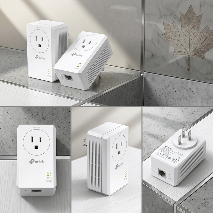 AV1000 Gigabit Passthrough Powerline Starter Kit – Powerline Ethernet Adapter | TP-Link