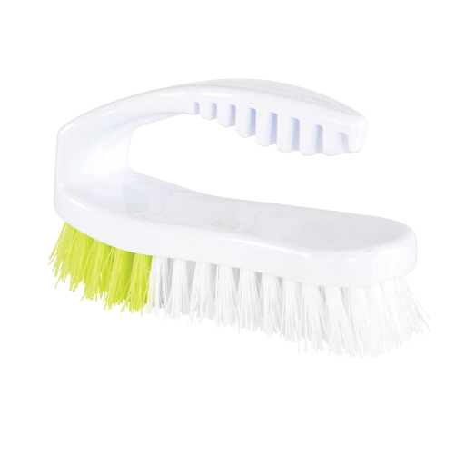 6" Synthetic Iron-Handle Scrub Brush – General Cleaning | Globe Commercial Products