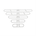 Dual Dust Mop Frame 48" x 5" - Fits CLIP-ON and SNAP-ON Handles – Floor Cleaning | Globe Commercial Products