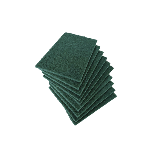 6"x9" H.D. Green Scouring Pad 10-PACK – General Cleaning | Globe Commercial Products