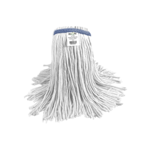 White Syn-Pro? Synthetic Wet mop with Narrow Band 12oz Cut End – Floor Cleaning | Globe Commercial Products