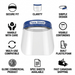 Face Shield Anti-Fog (pack of 2) – PPE | Globe Commercial Products