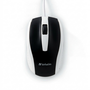 Verbatim Wired Optical Bravo Mouse - White