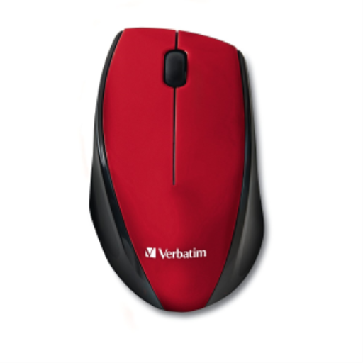 Verbatim Wireless Blue LED Mouse – Red