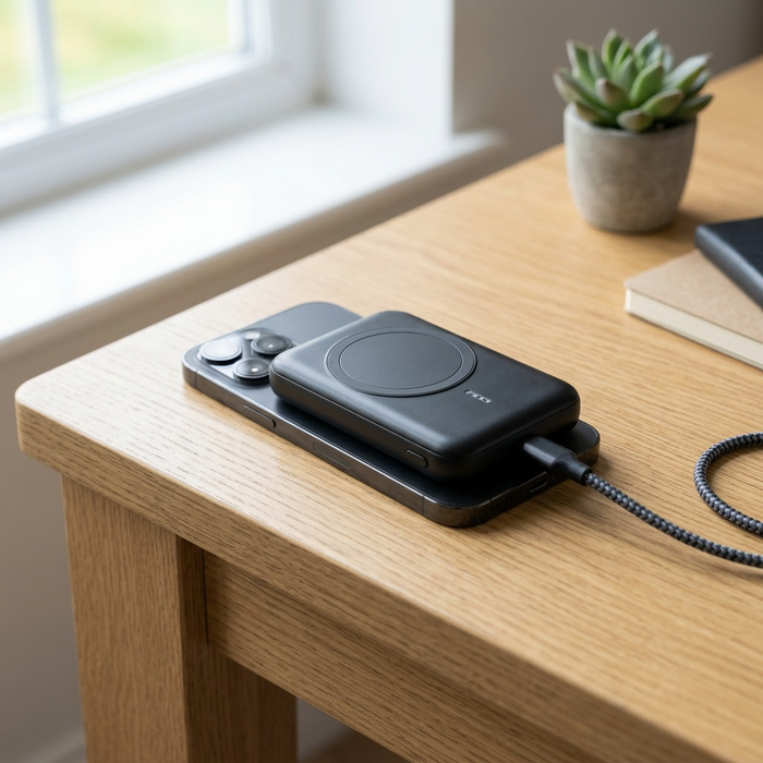Verbatim Charge 'n' Go 10,000 mAh Magnetic Wireless Power Bank - 20W USB-C PD & 15W Wireless – Power Banks | Verbatim