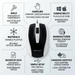Verbatim Wired Optical Bravo Mouse - White – Keyboards & Mice | Verbatim