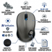 Verbatim Silent Wireless Blue LED Mouse Graphite – Keyboards & Mice | Verbatim