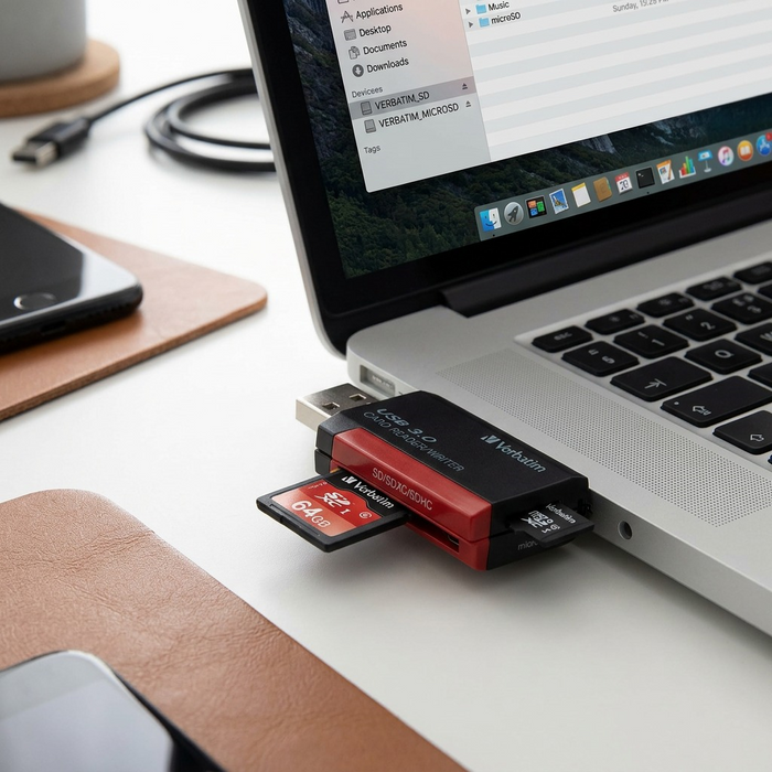 Verbatim Pocket Reader SD/microSD USB 3.0 – Card Readers | Verbatim