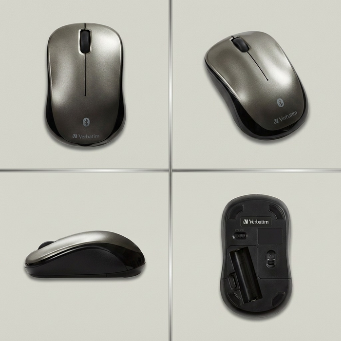 Verbatim Bluetooth Wireless LED Mouse - Graphite – Keyboards & Mice | Verbatim
