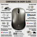 Verbatim Bluetooth Wireless LED Mouse - Graphite – Keyboards & Mice | Verbatim