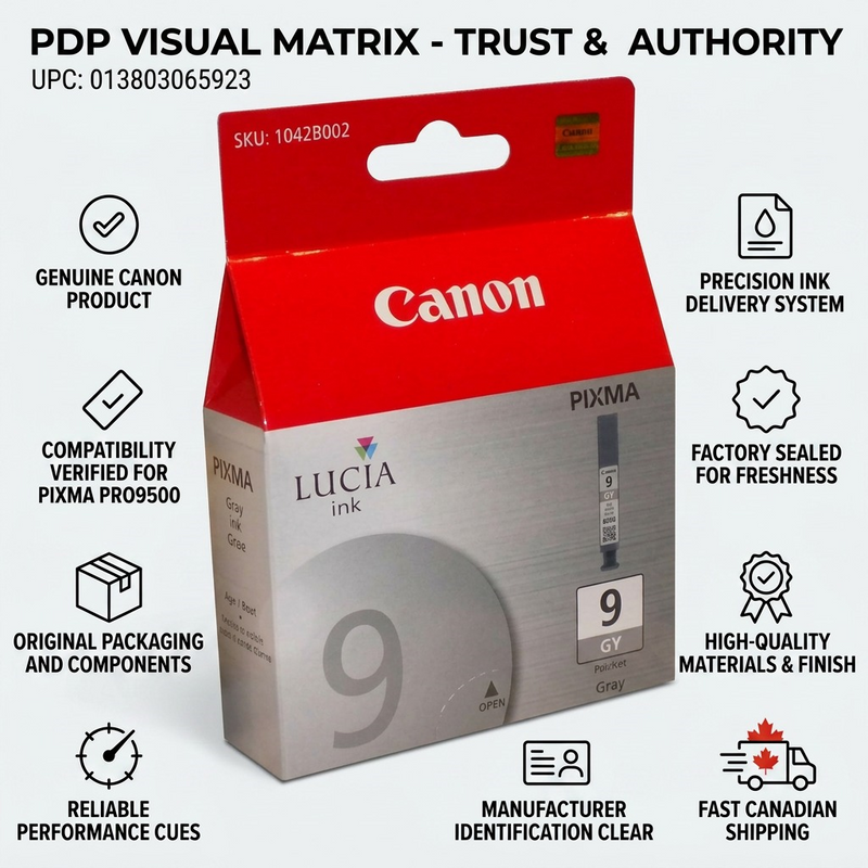 Canon PGI-9 Gray Ink Tank (1042B002)