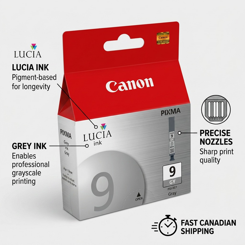 Canon PGI-9 Gray Ink Tank (1042B002)