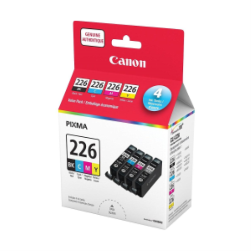 Pack de cartouches d'encre Canon CLI-226 noir, cyan, magenta, jaune