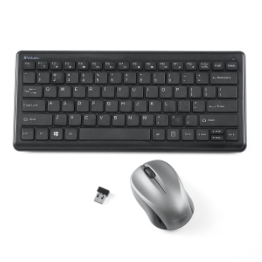 Verbatim Silent Wireless Compact Keyboard & Mouse
