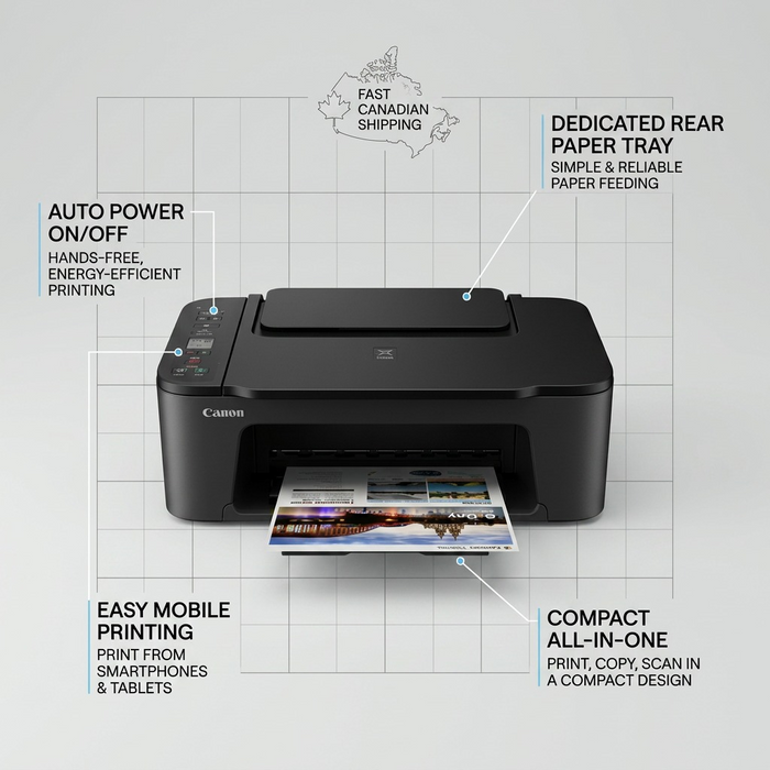 Canon 6671C003 PIXMA TS3720 Wireless All-in-One Inkjet Printer for Home and Student – Black – Printers | Canon