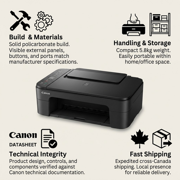 Canon 6671C003 PIXMA TS3720 Wireless All-in-One Inkjet Printer for Home and Student – Black – Printers | Canon