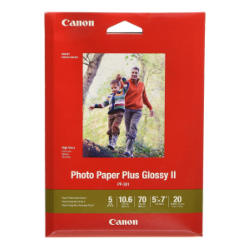 PP-301 5" x 7" Photo Paper Plus Glossy (20 sheets/pkg) – Papers | Canon