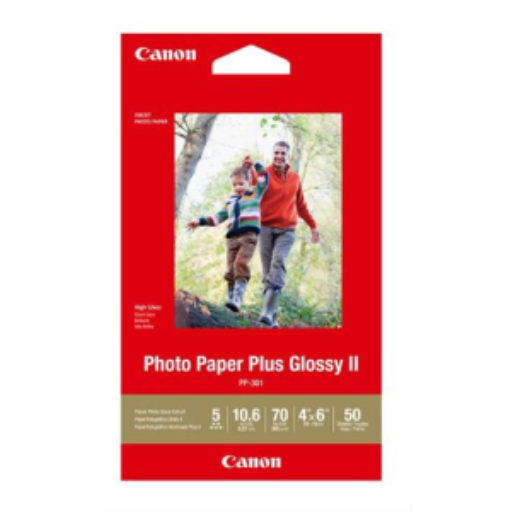 PP-301 4" x 6" Photo Paper Plus Glossy (50 sheets/pkg) – Papers | Canon