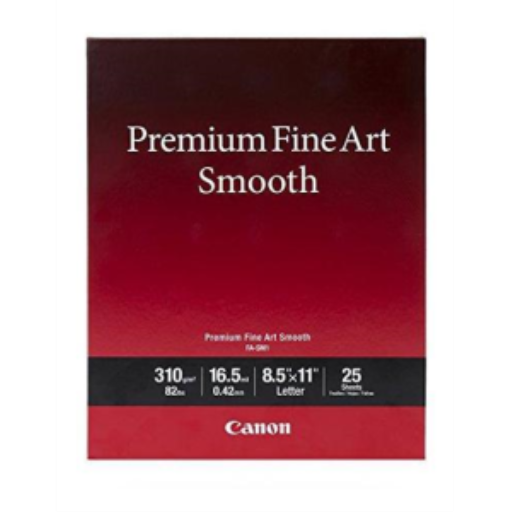 FA-SM1 Premium Fine Art Smooth, 17X22 (25 sheets/pkg) – Papers | Canon