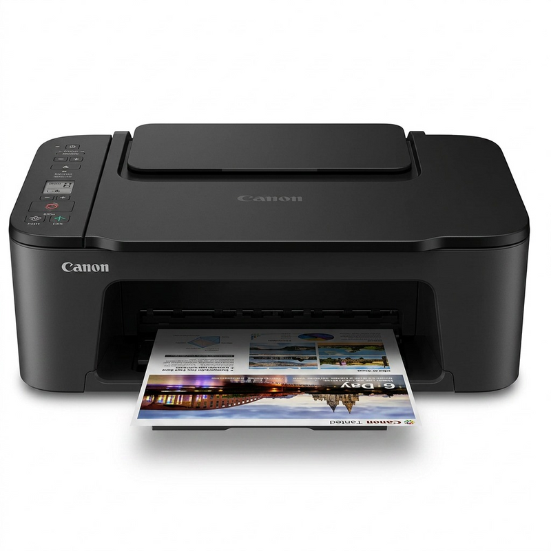 Canon PIXMA TS3720 Wireless All-in-One Inkjet Printer – Black