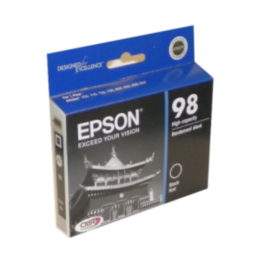 T098120S Epson 98 Black Original Ink Cartridge – Inkjets | Epson