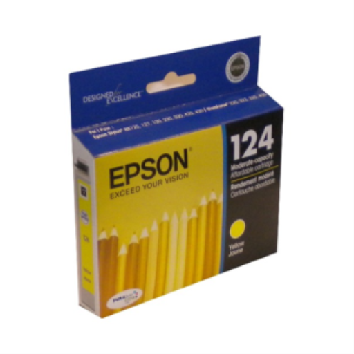 T124420S Epson 124 Yellow Original Ink Cartridge – Inkjets | Epson