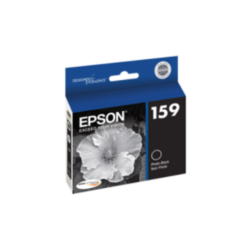 T159120 Epson 159 UltraChrome HI-Gloss 2 Photo Black Original Ink Cartridge – Inkjets | Epson