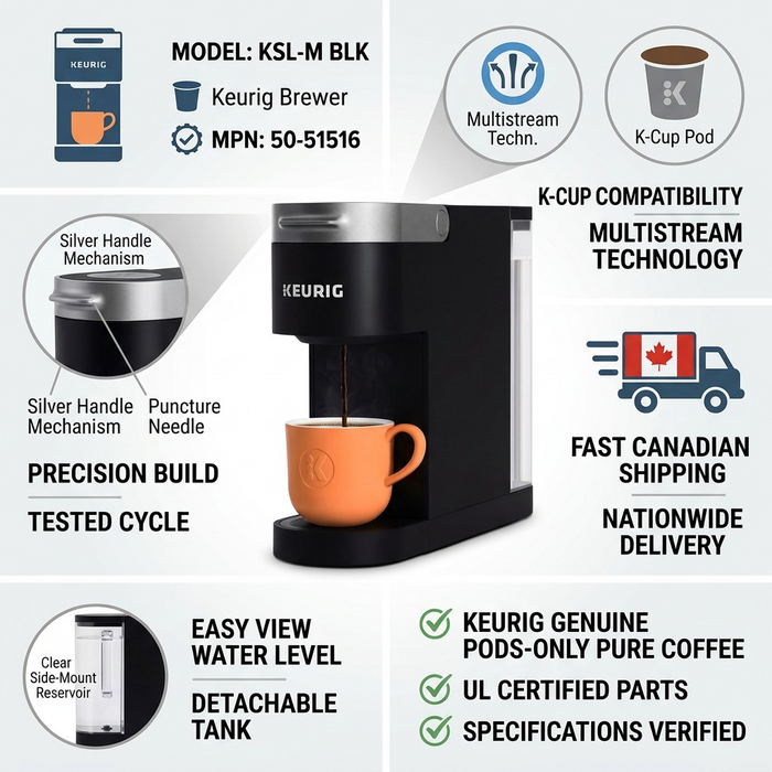 Keurig Brewer - Keur Brwr Kslm Black Mltstrm Ca – Coffee Machines | Keurig Canada Inc.