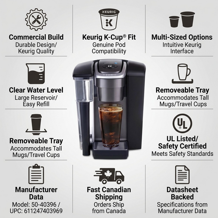 Keurig Brewer (Commercial) - Keur Brwr K1550 Commercial Ca – Coffee Machines | Keurig Canada Inc.