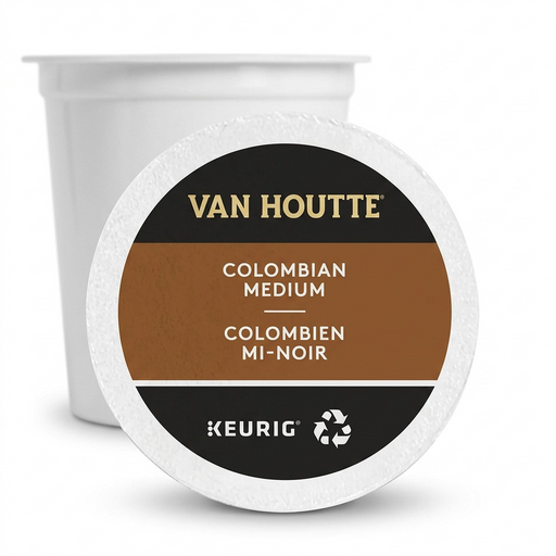 COFFEE-K CUP VAN HOUTTE COLOMBIAN MEDIUM (33717) 24/BX – K-Cups | Keurig Canada Inc.