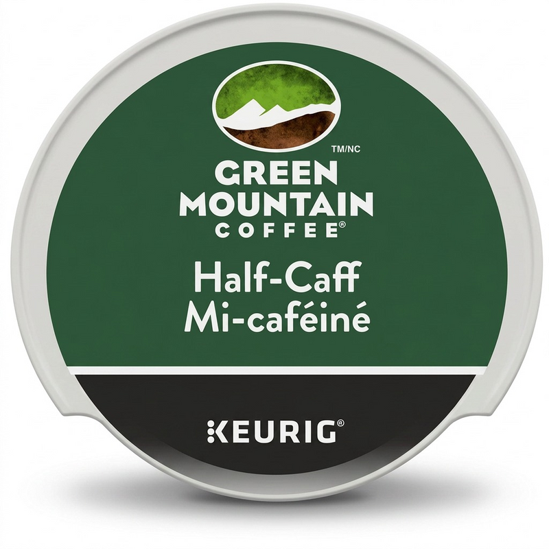 COFFEE-K CUP GREEN MOUNTAIN HALF-CAFF MEDIUM ROAST 24/BX – K-Cups | Keurig Canada Inc.